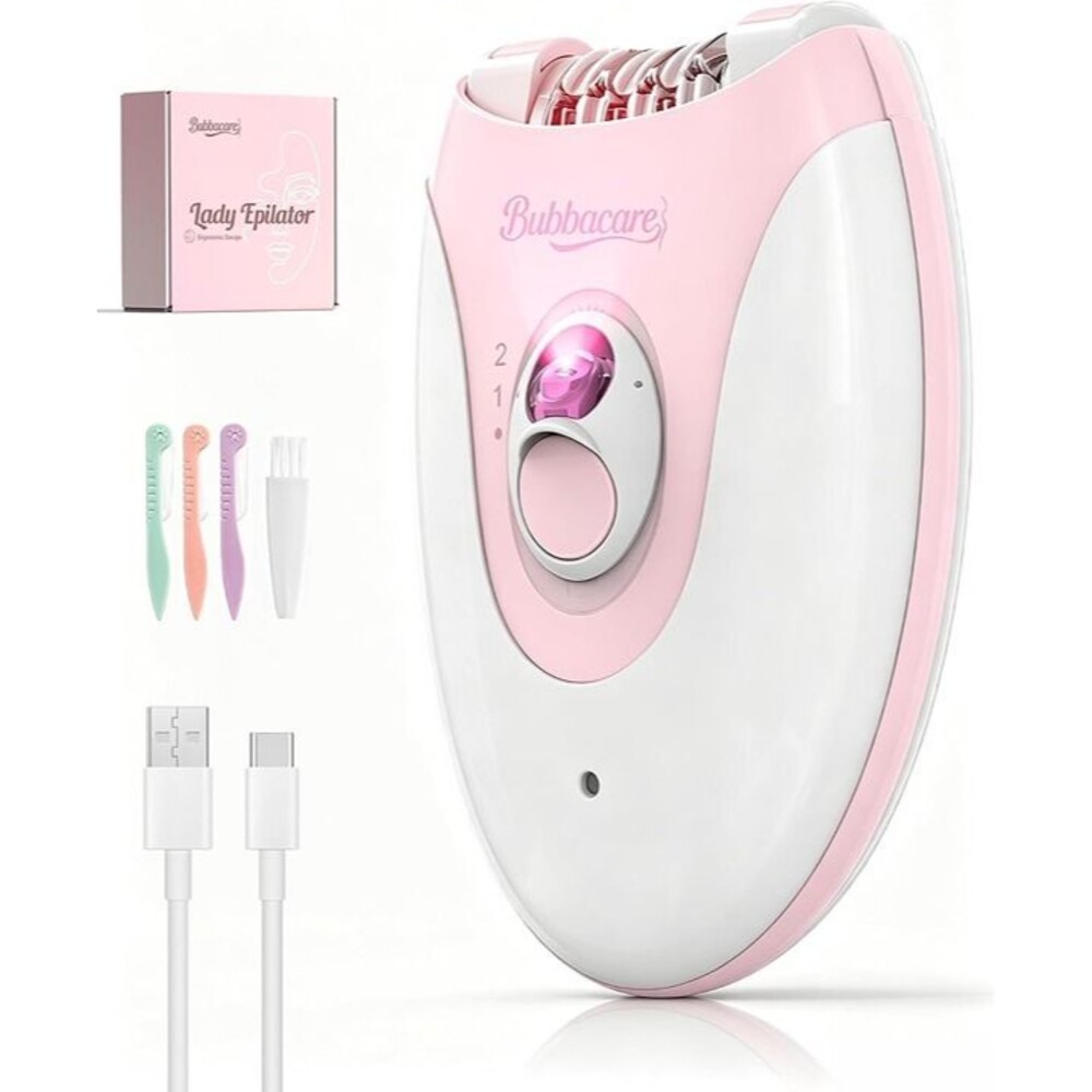 Epilator for Women - Cordless Rechargeable Facial Epilator for Hair Removal